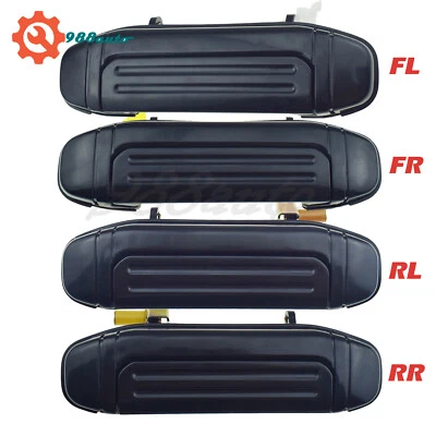 Manija de puerta exterior delantera trasera derecha derecha negra para Montero 1992-2000 Pajero 1992-98 Foto 1 de 4