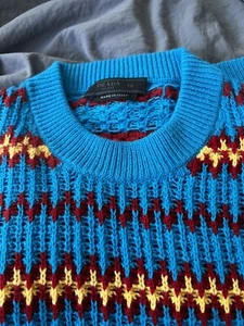 Wool pull Prada Blue size 46 IT in Wool - Picture 1 of 4