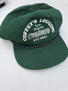 Vtg. Cap Coffey's Logging Tyro Virginia Snapback - Picture 1 of 5