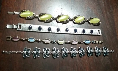 Винтажный лот из 4 браслетов Lia Sophia и другие - Изображение 1 из 4