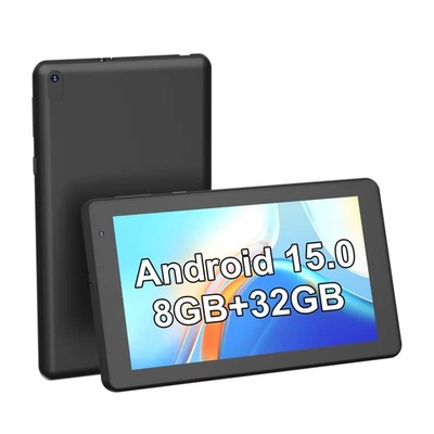 COOPERS Tablet Android 15 Tablets 7 inch, 8GB RAM, 32GB ROM Support 1TB Expan... - Image 1 of 4