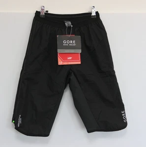 MENS GOREWEAR POWER TRAIL WINDSTOPPER BLACK INSULATED MTB BIKE CYCLING SHORTS S - Picture 1 of 6