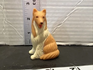 FISHER PRICE Loving Family Dollhouse PUPPY DOG COLLIE w/ SMILING FACE Rare Pet - Picture 1 of 7