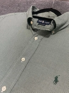 Ralph Lauren Polo Button Up Oxford Shirt Sz 17.5-34/35 Green Multicolor Men - Imagen 1 de 11