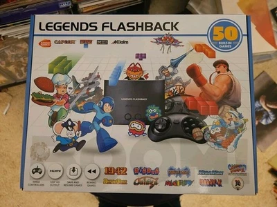 Consola AtGames Legends Flashback 50 Juegos Integrados HDMI 2 Controladores Probados Foto 1 de 3