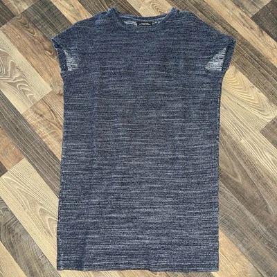 Vestido moletom Kate Spade sábado azul manga curta casual tamanho XS - Imagem 1 de 4