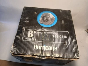 Hurricane 8" Inline Fan 745 CFM - Picture 1 of 3