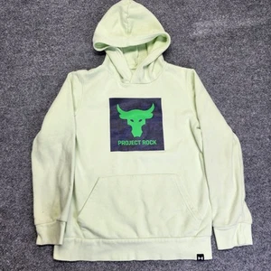 Under Armour Sweatshirt Youth Medium Project Rock Hoodie Bull - Picture 1 of 5