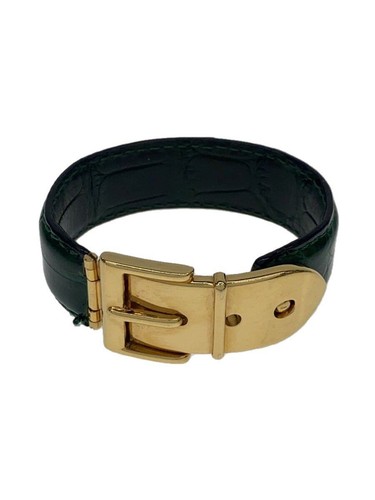 GUCCI Bracciale Cintura Motivo Pelle GRN