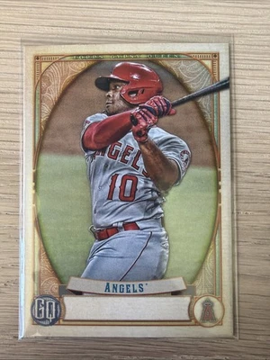 2021 TOPPS GYPSY QUEEN (ERROR MISSING NAME) JUSTIN UPTON ANGELS - Image 1 of 2