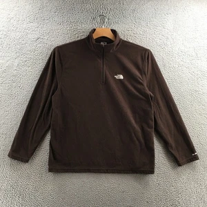 The North Face Sweater Mens L 100 Glacier Fleece Quarter Zip Pullover Longsleeve - Picture 1 of 15
