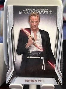 2021 Star Wars Masterwork: Base Card #31 Dryden Vos - Bild 1 von 2