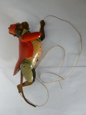 JOUET ANCIEN MECANIQUE SINGE LEHMANN TOM 700 années 30 no JOUSTRA cij jrd dinky - Photo 1/4