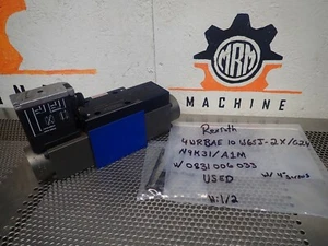 Rexroth 0811404851 4WRBAE 10 W65J-2X/G24N9K31/A1M Valve 0831006033 Coils Used - Picture 1 of 7