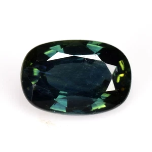0.68 Cts Australian Parti Sapphire (Unheated) Blue Green Natural Loose Gemstone - Picture 1 of 3