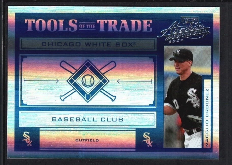 MAGGLIO ORDONEZ 2004 ABSOLUTE #84 TOOLS TRADE BLUE SPECTRUM WHITE SOX SP#119/125 - Image 1 of 1