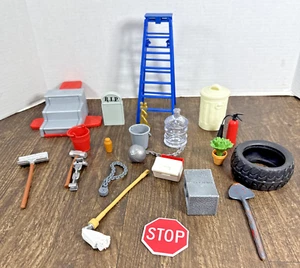 WWE Action Figuren Ring Zubehör Konvolut - Bild 1 von 10