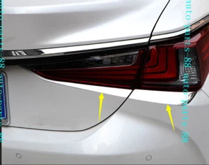 Chrome Stainless Rear Tail Light Lamp Stripe trim For Lexus ES300h ES350 19-225 - Picture 1 of 2