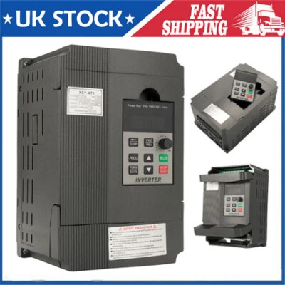 12A 220V 2.2KW Variable Frequency AC Drive VFD Variable Inverter 3Phase Out K7E4 - Image 1 of 4
