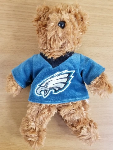 Team Beans 8" Beanie Plush Bear NFL Philadelphia Eagles Preowned Cover