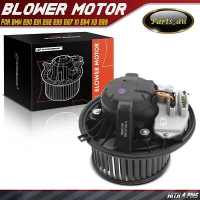 Heater Blower Fan Motor w/ Resistor for BMW E90 E91 E92 E93 E87 X1 E84 X3 Z4 E89 - image 1 of 4