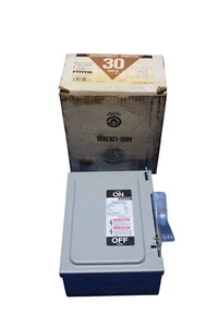 Murray Disconnect Switch GHN321N 30A 240VAC Type 1 Model 4 new old stock - Picture 1 of 9