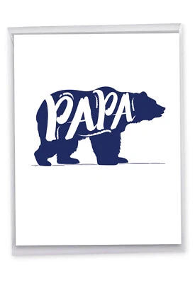 Jumbo Hilarious Father's Day Card: Papa Bear, w/ Envelope J3460FDG-US - Image 1 of 4
