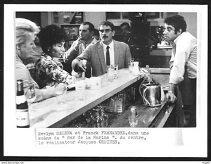 PHOTO ORTF . EVELYNE SELENA ET FRANCK FERNANDEL . ACTEURS  . 7A548 - Picture 1 of 2