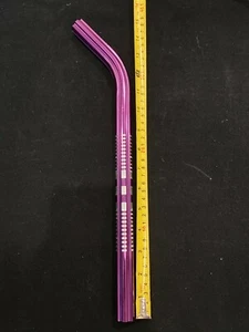 Old school BMX bicycle 400mm seatpost fluted 22.2mm 7/8" PURPLE - Picture 1 of 4
