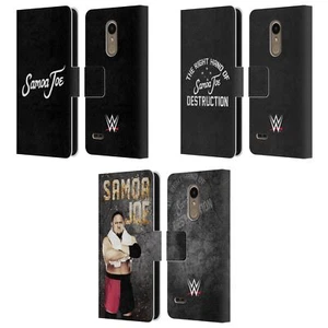 OFFICIAL WWE SAMOA JOE LEATHER BOOK WALLET CASE COVER FOR LG PHONES 1 - Picture 1 of 7