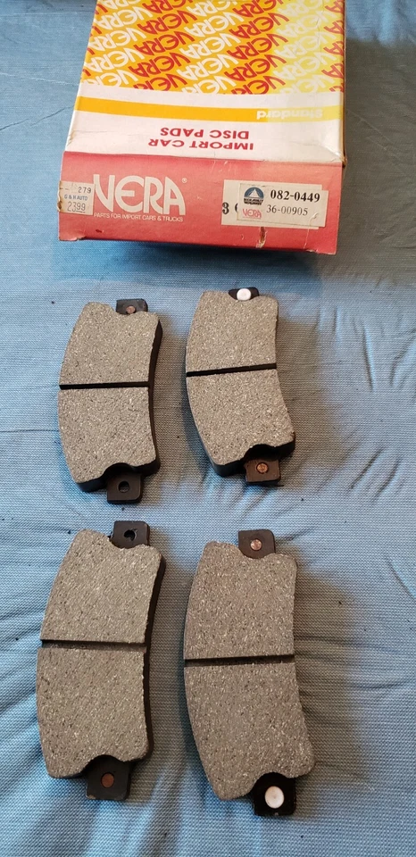 PASTILLAS FRENO DELANTERAS RENAULT R-5 1976-78 NUEVAS NERA 082-0449 Foto 1 de 1