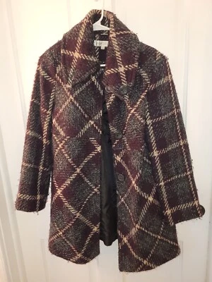 Larry Levine Woman's Peacoat - Purple 10P - Image 1 of 4