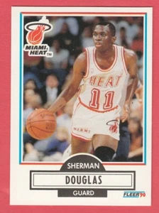 Fleer Basketball 1990 # 98 Sherman Douglas -- Miami Heat -- Caja 737 - Imagen 1 de 1