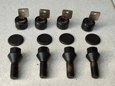 BMW E21-E30-E12-E28-E24-E23 pernos de rueda cerraduras con llave NUEVO GENUINO 36131182006 Foto 1 de 4
