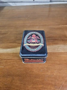 Budweiser Anheuser-Busch Brewing Assn 2 Playing Cards In Tin Both Decks SEALED - Picture 1 of 9