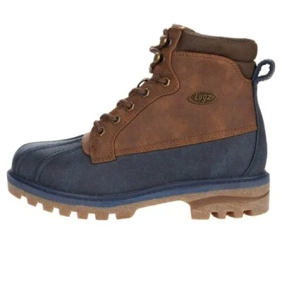 Lugz Duck Boots 11 Women Navy/Brown Water Resistant Hike Snow Rain Shoes Mallard - Image 1 of 4