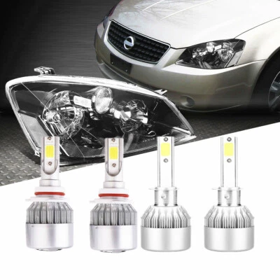 Combo 9005 H1 para Nissan Altima 2002-2006 Kit de bombillas LED de haz alto y bajo Foto 1 de 4