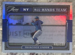 Francisco Lindor 2022 Three & Two All Hands Team 93/150 - Imagen 1 de 2
