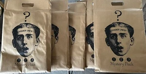 Lot of 5 Trader Joes 2018 "Mystery Pack" Reusable Bags 3 Pack!  (9 Bags) Sealed - Picture 1 of 11