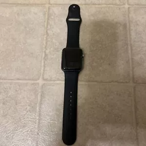 🍏Apple Watch Series 2 42mm Gris espacial Estuche de aluminio con correa deportiva negra GPS - Imagen 1 de 15