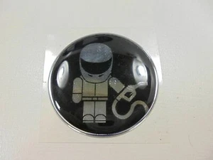 08-23 Dodge Challenger New Fuel Filler Door Decal Emblem Stig Racer X Chrome - Picture 1 of 4