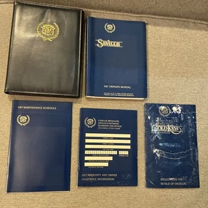 1987 Cadillac Seville Owners Manual With Original Case And Extra Booklets - Picture 1 of 21