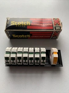 Scotch Schriftband für Dymo Klebeband Etikettierer Nummer 760 grün 3/8 Zoll Gelb - Bild 1 von 11