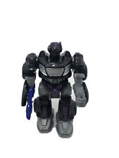 *Transformers Action Figure Flip to Convert Stand Alone Doll Black & Silver 