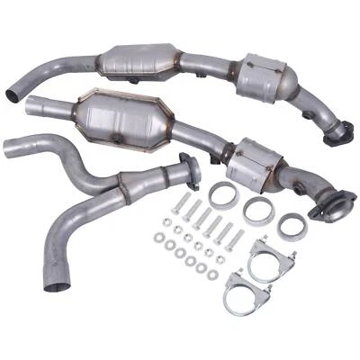 Colector convertidor catalítico izquierdo y derecho para Ford Mustang 3,8 L 3,9 L V6 1999-04 Foto 1 de 4