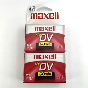 Maxell DV-60 Mini DV Cassette Paquete de 2 - SELLADO - Imagen 1 de 11