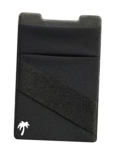 The StickyWallet – Premium Spandex Stick-on Phone Wallet Card 1 Pack Black - Picture 1 of 7