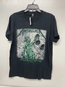 Metallica And Justice For All Graphic {Bay Island} T-Shirt Black Men’s Sz L - Picture 1 of 6
