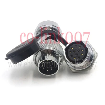 12Pin Aviation Connector, WS20 IP67 Waterproof Circular Plug Socket - Image 1 of 4