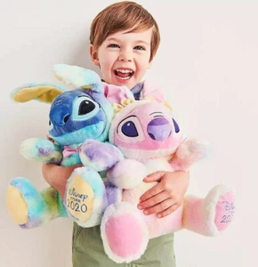 Disney Store ANGEL & CUCITCH CONIGLIO DI PASQUA 15" morbido peluche 2020 SET bambole Lilo - Foto 1 di 5
